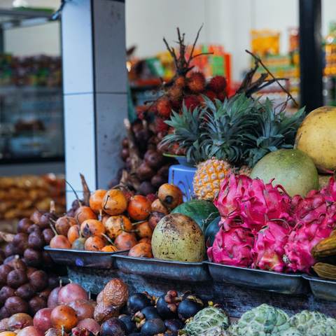 Fruits exotiques thaïlandais, mangues et durian, export agroalimentaire